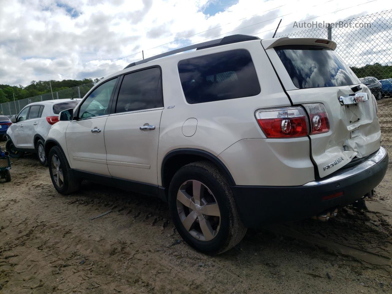 2012 Gmc Acadia Slt-1 White vin: 1GKKVREDXCJ393454