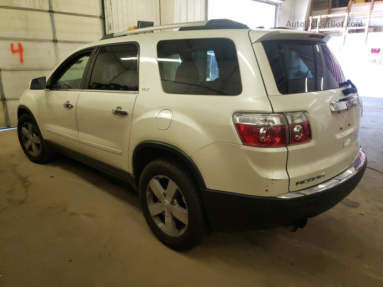 2012 Gmc Acadia Slt-1 White vin: 1GKKVREDXCJ398069