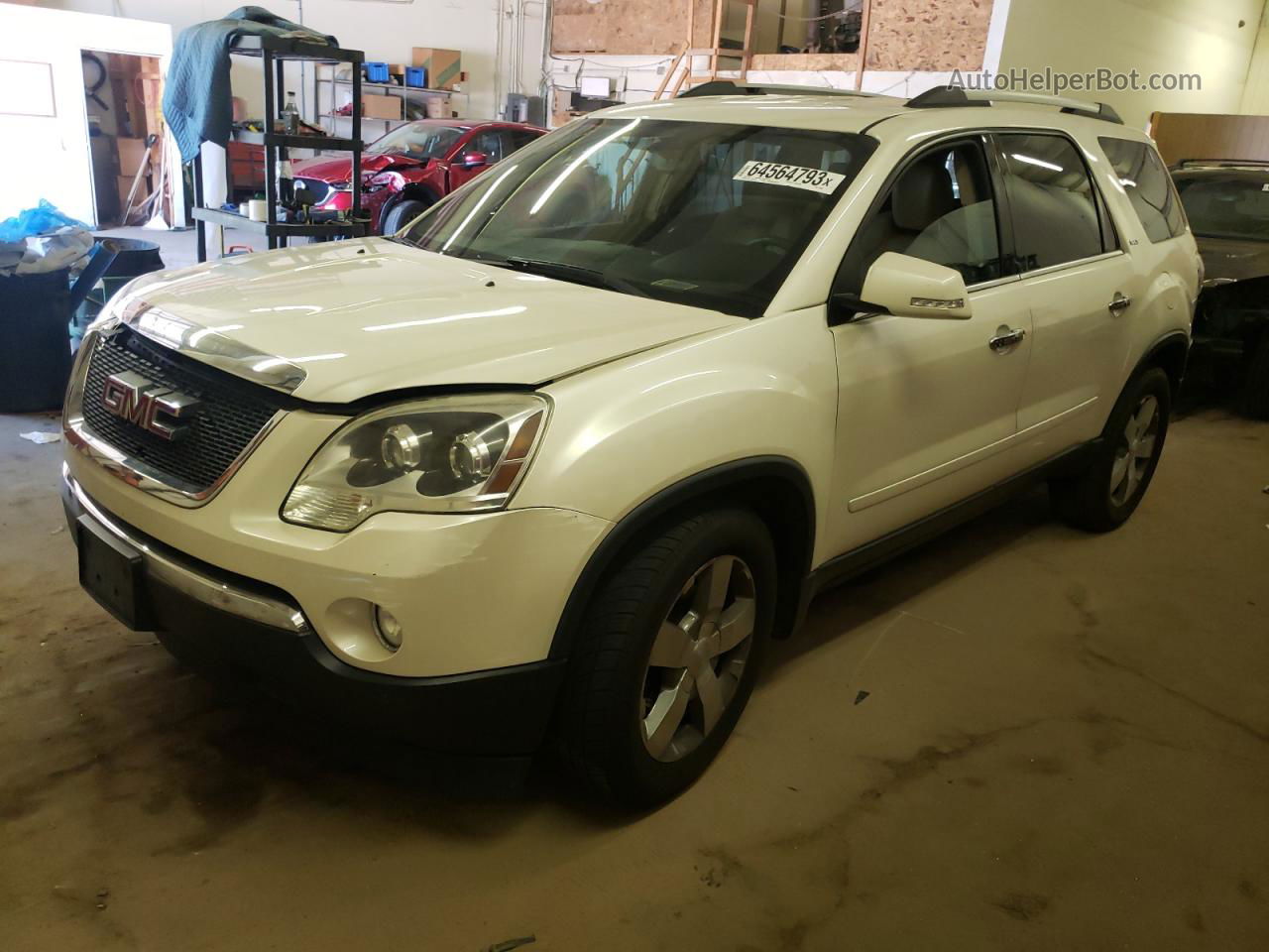 2012 Gmc Acadia Slt-1 White vin: 1GKKVREDXCJ398069