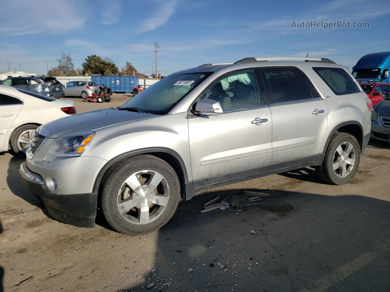 2012 Gmc Acadia Slt-1 Silver vin: 1GKKVREDXCJ400130