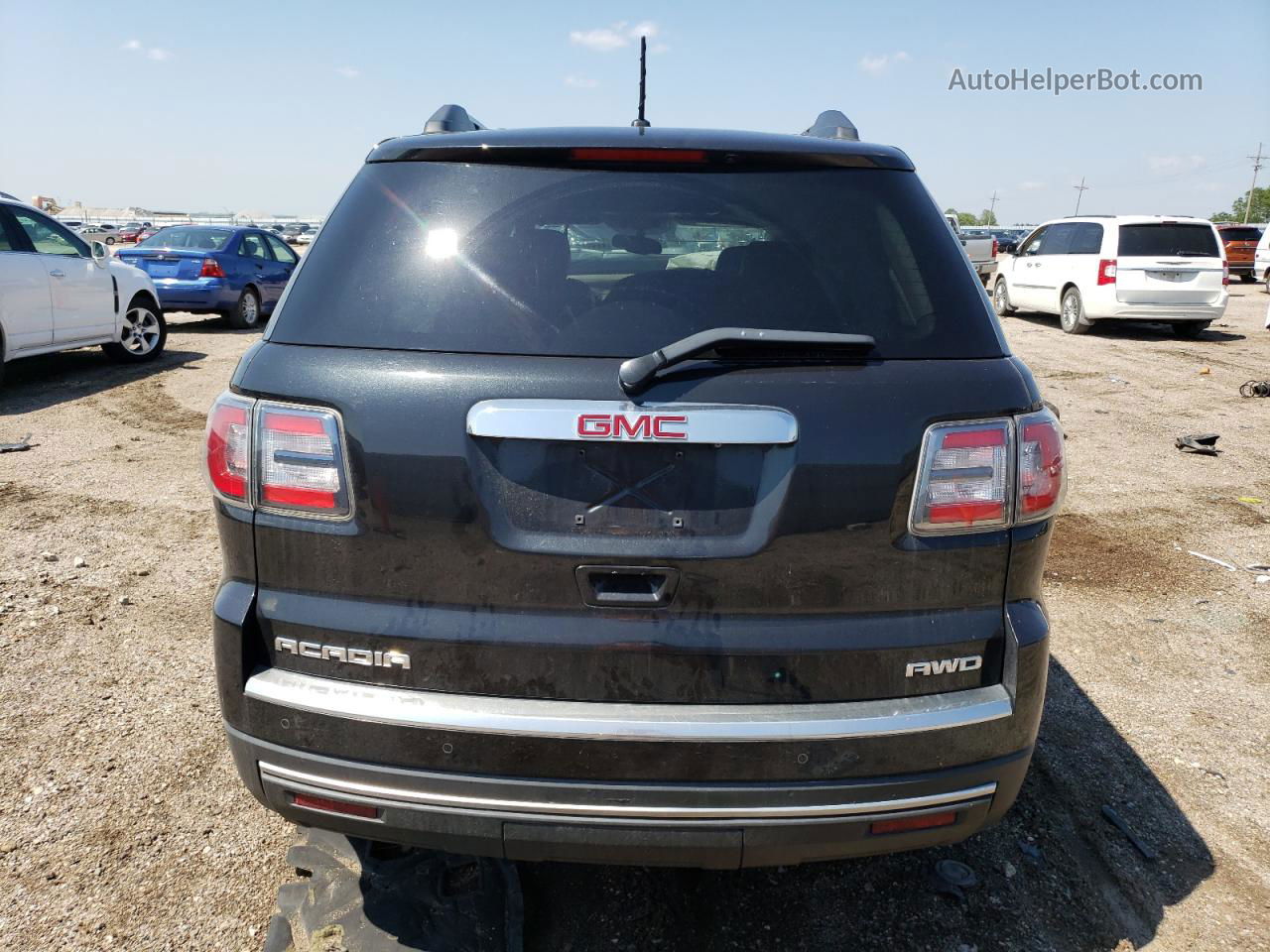 2013 Gmc Acadia Slt-1 Black vin: 1GKKVRKD0DJ161077