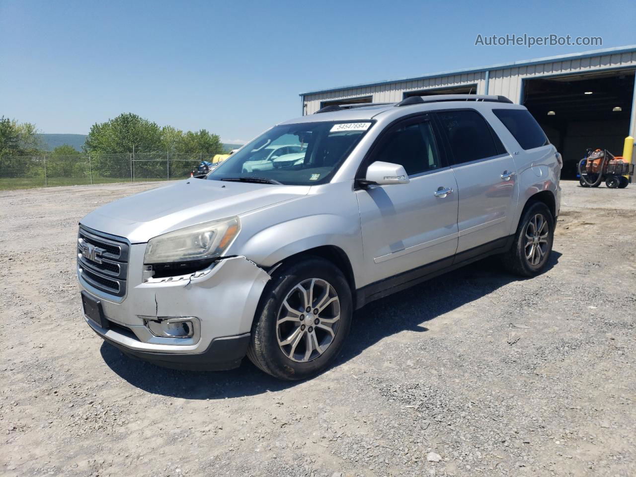 2013 Gmc Acadia Slt-1 Silver vin: 1GKKVRKD0DJ211508