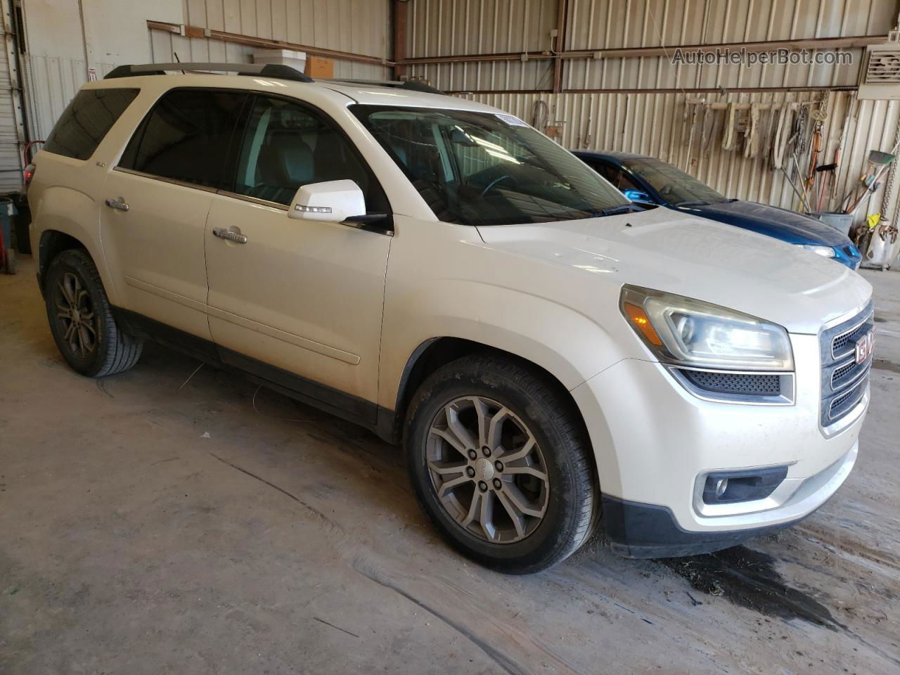 2013 Gmc Acadia Slt-1 White vin: 1GKKVRKD1DJ182732