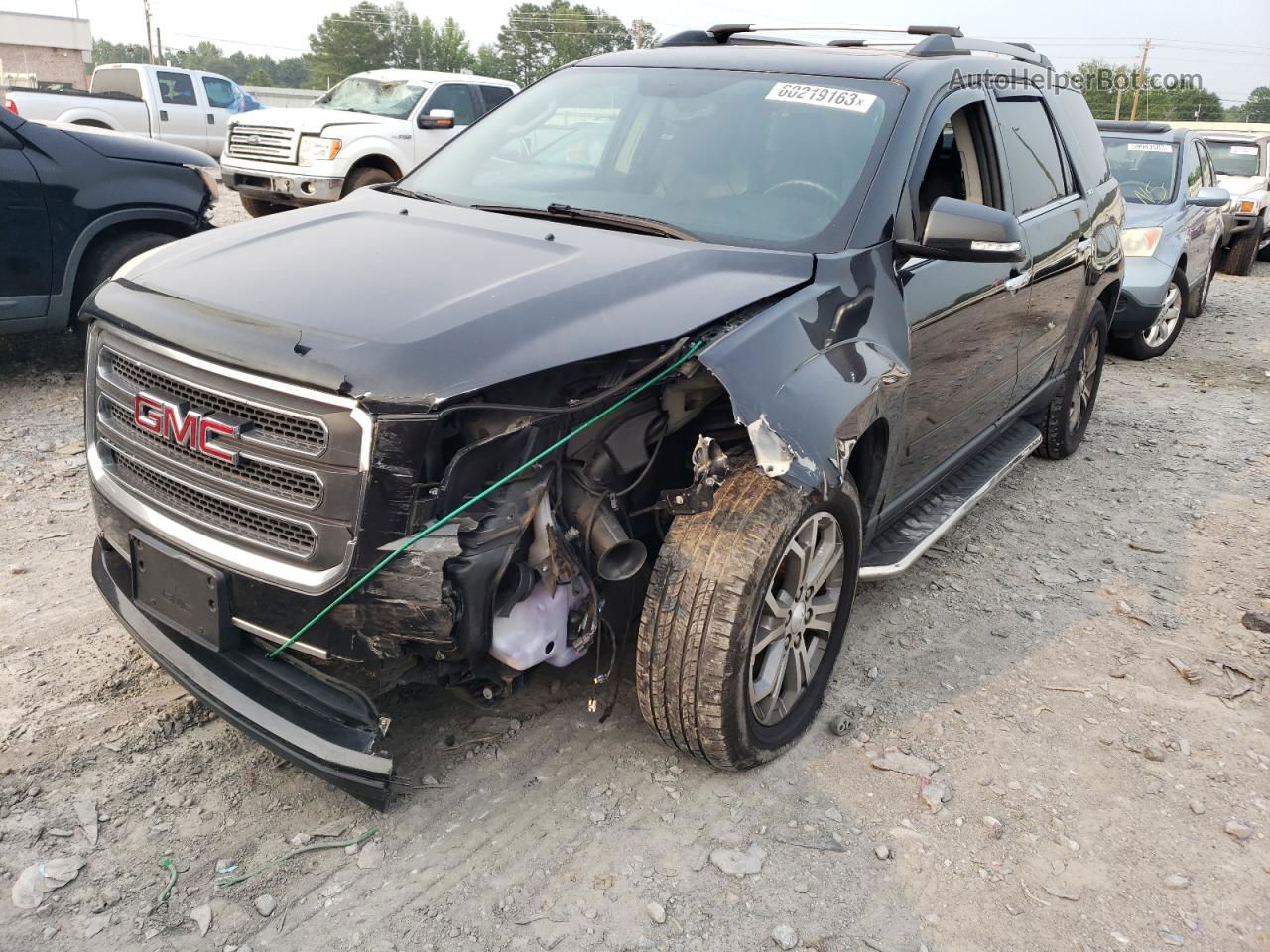 2013 Gmc Acadia Slt-1 Black vin: 1GKKVRKD1DJ193939