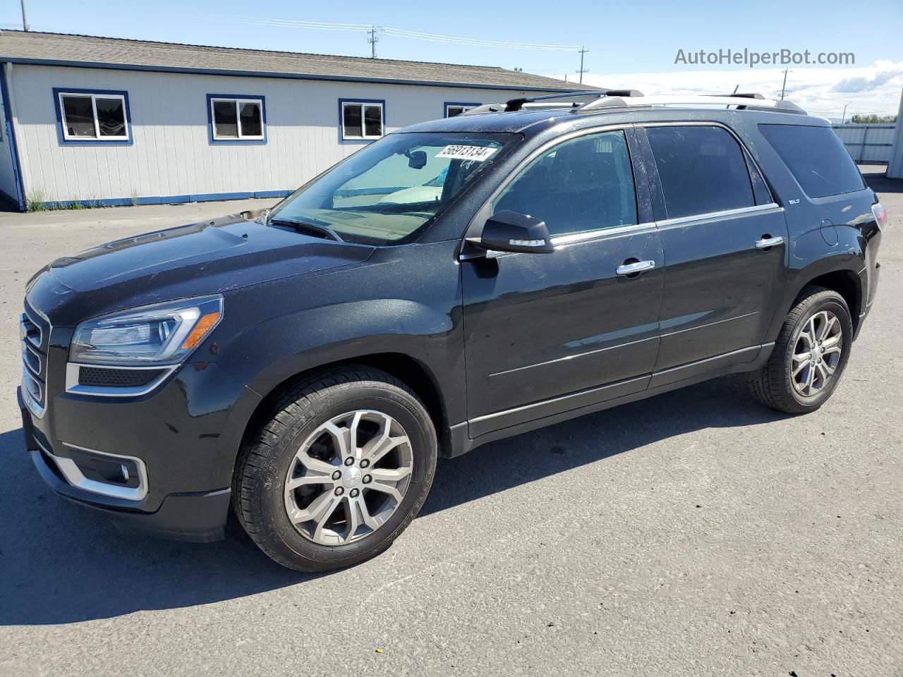 2013 Gmc Acadia Slt-1 Black vin: 1GKKVRKD1DJ233484