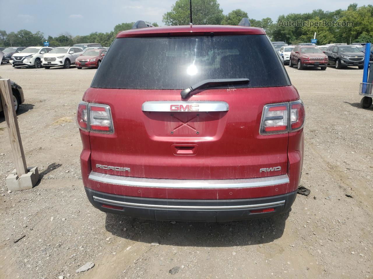 2013 Gmc Acadia Slt-1 Красный vin: 1GKKVRKD1DJ235445