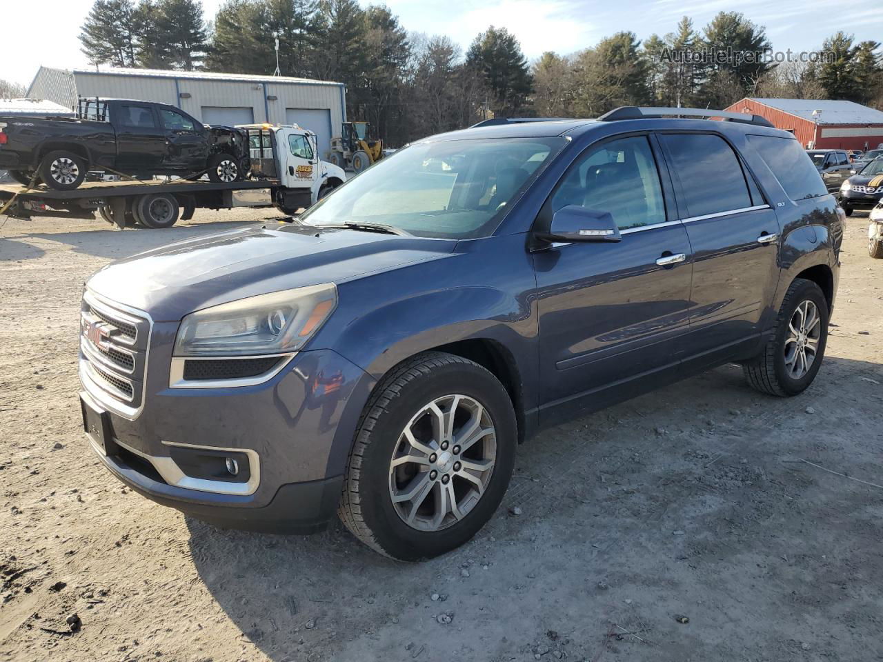 2013 Gmc Acadia Slt-1 Blue vin: 1GKKVRKD1DJ266257