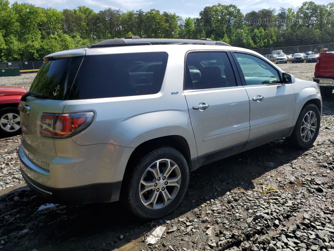 2014 Gmc Acadia Slt-1 Silver vin: 1GKKVRKD1EJ211499