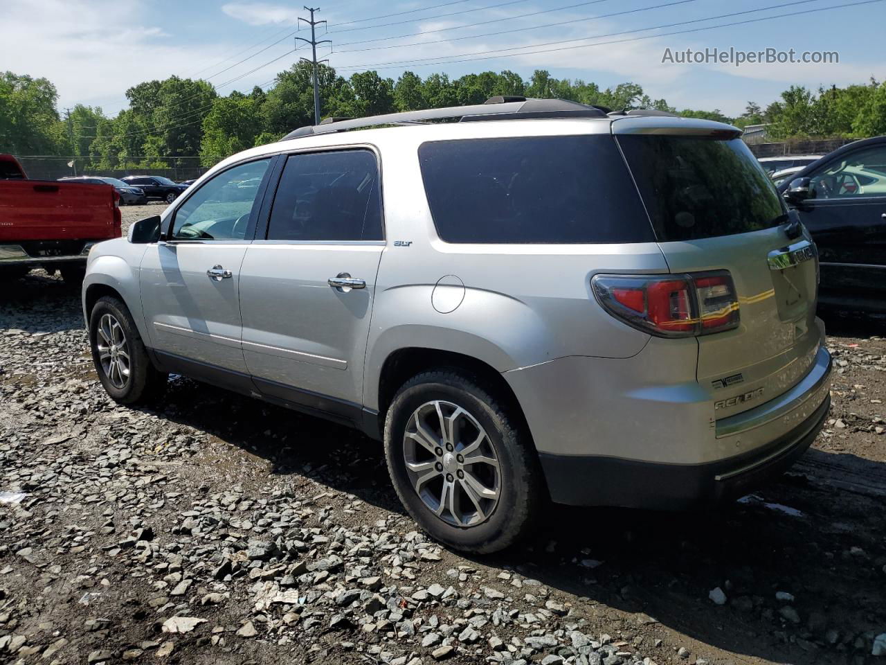 2014 Gmc Acadia Slt-1 Silver vin: 1GKKVRKD1EJ211499