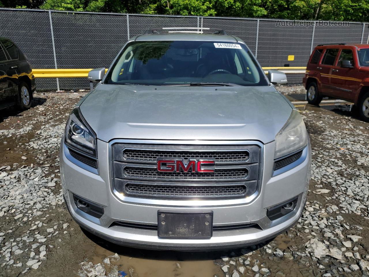 2014 Gmc Acadia Slt-1 Silver vin: 1GKKVRKD1EJ211499