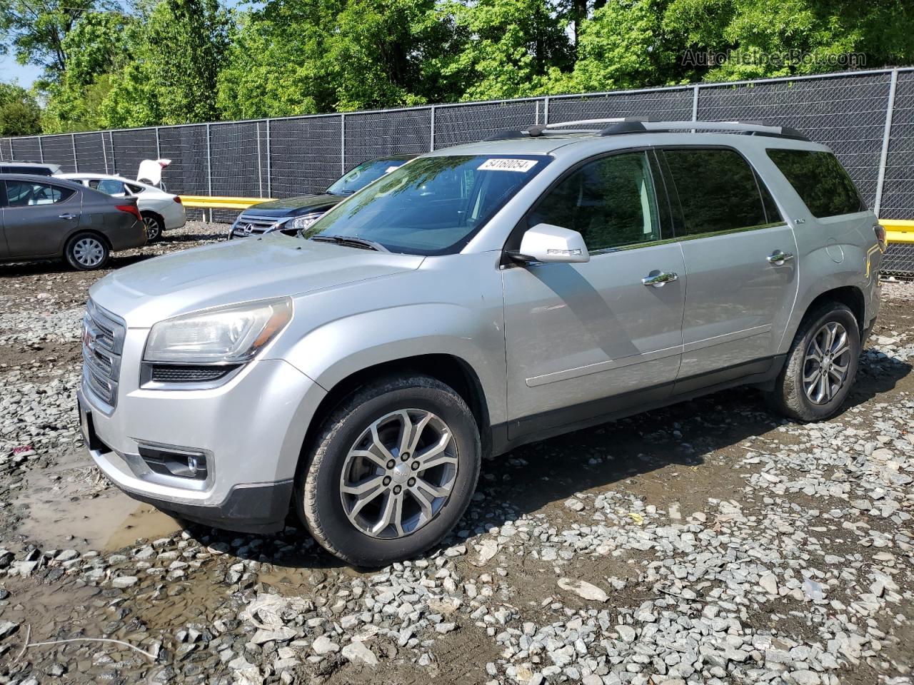 2014 Gmc Acadia Slt-1 Серебряный vin: 1GKKVRKD1EJ211499