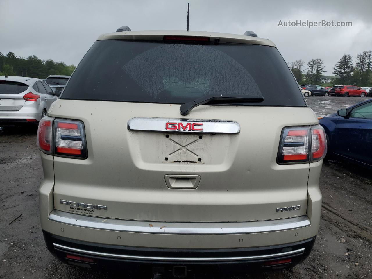 2014 Gmc Acadia Slt-1 Gold vin: 1GKKVRKD1EJ221479