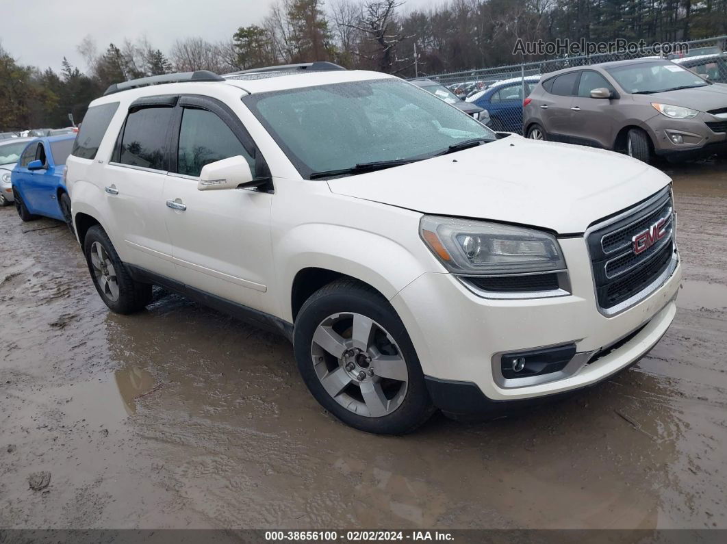 2013 Gmc Acadia Slt-1 Белый vin: 1GKKVRKD2DJ154051