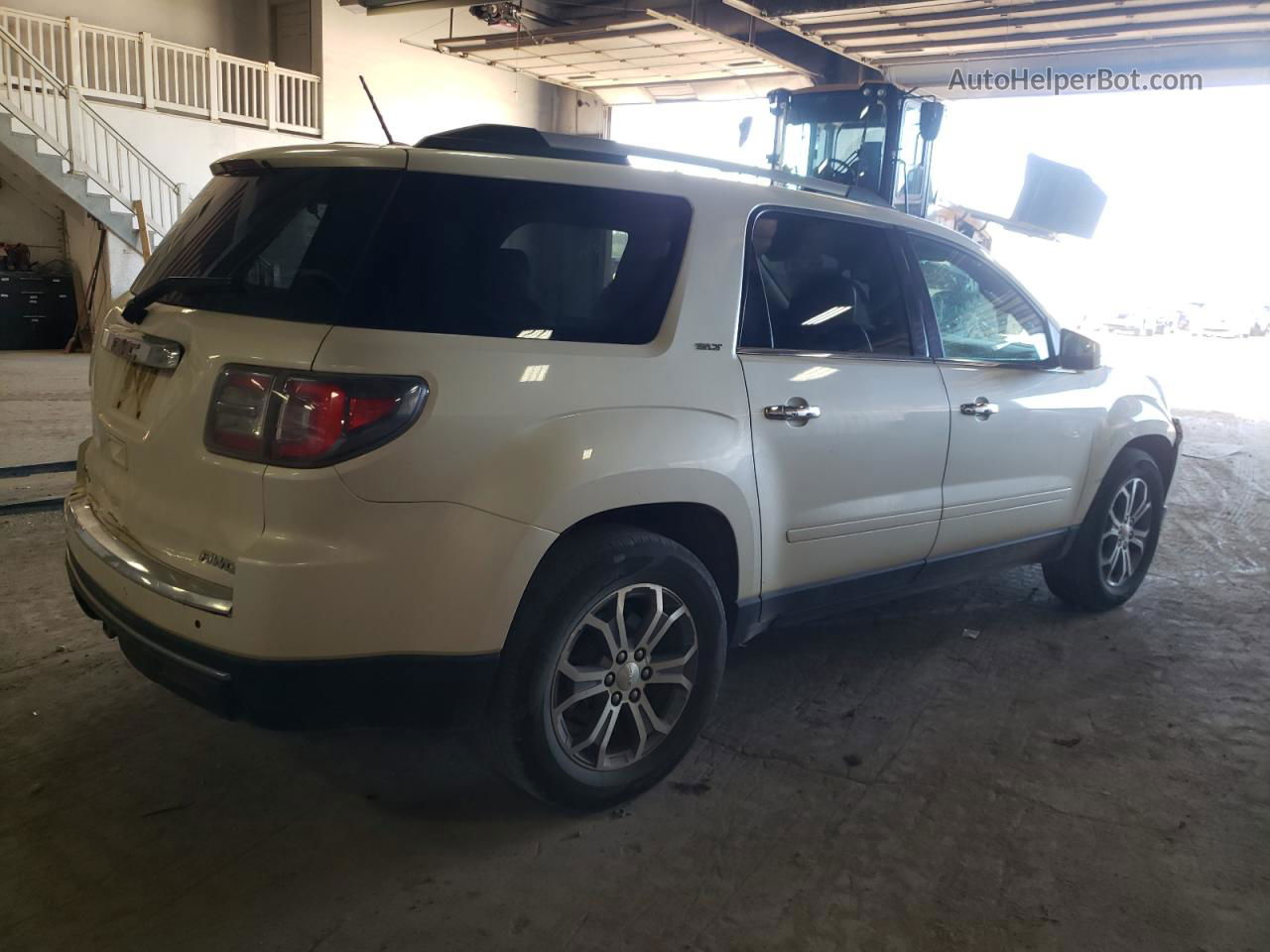 2013 Gmc Acadia Slt-1 White vin: 1GKKVRKD2DJ174946