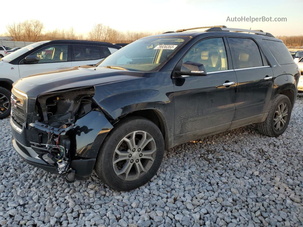 2014 Gmc Acadia Slt-1 Black vin: 1GKKVRKD2EJ102811