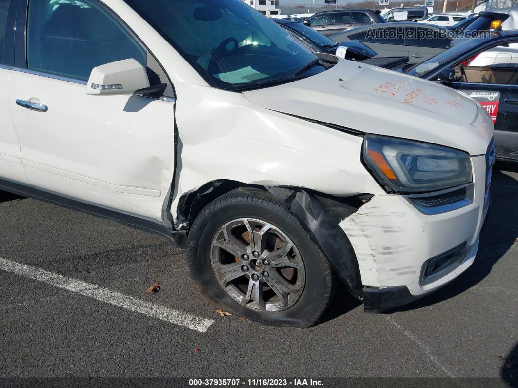 2014 Gmc Acadia Slt-1 White vin: 1GKKVRKD2EJ254152