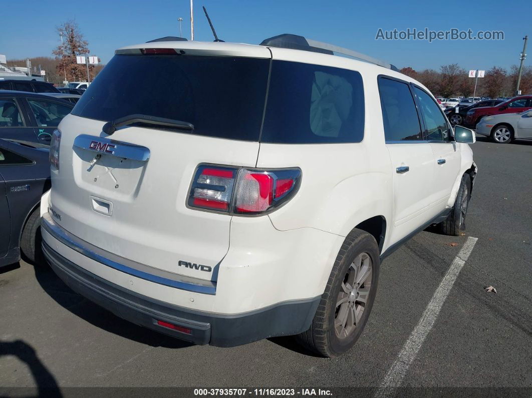 2014 Gmc Acadia Slt-1 White vin: 1GKKVRKD2EJ254152