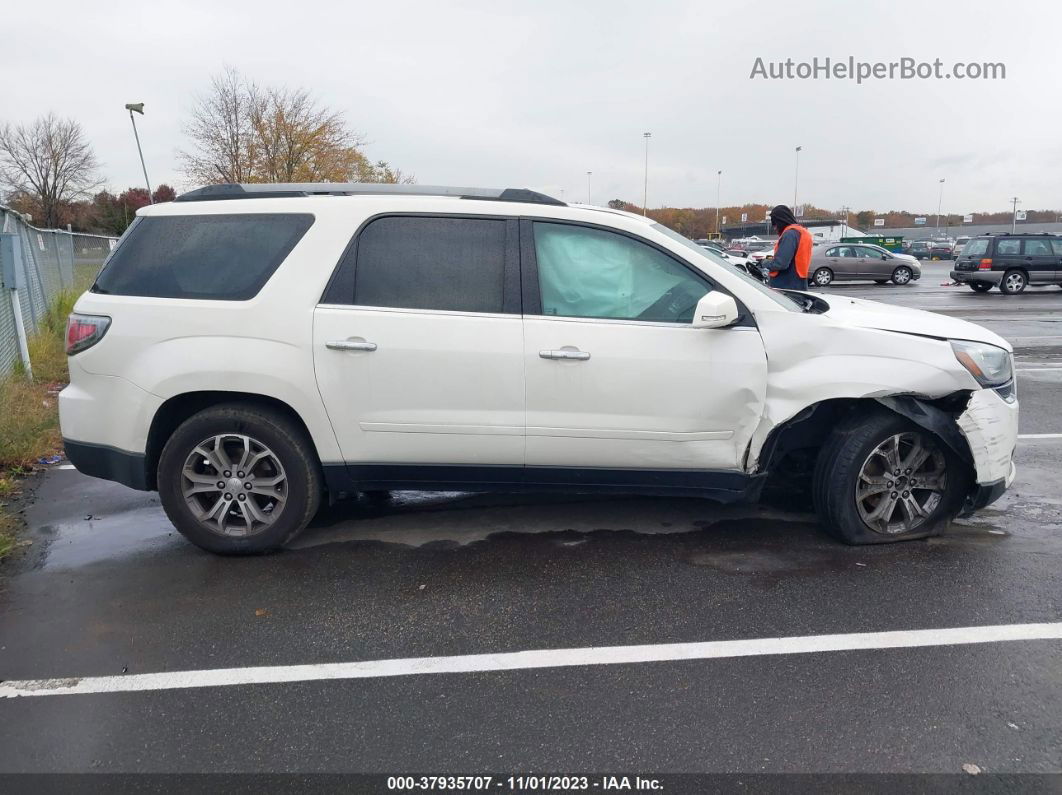 2014 Gmc Acadia Slt-1 White vin: 1GKKVRKD2EJ254152