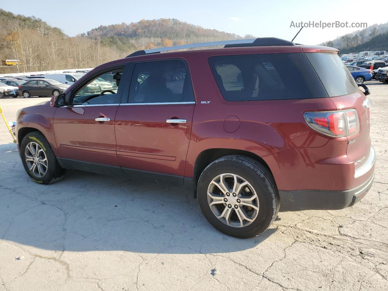 2015 Gmc Acadia Slt-1 Maroon vin: 1GKKVRKD2FJ328543