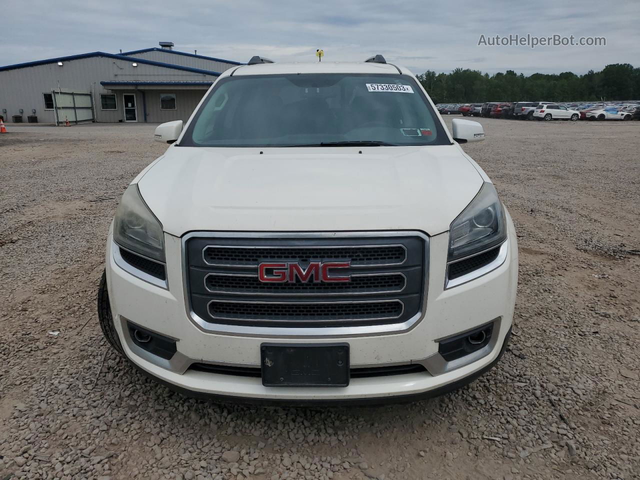 2013 Gmc Acadia Slt-1 White vin: 1GKKVRKD3DJ183509