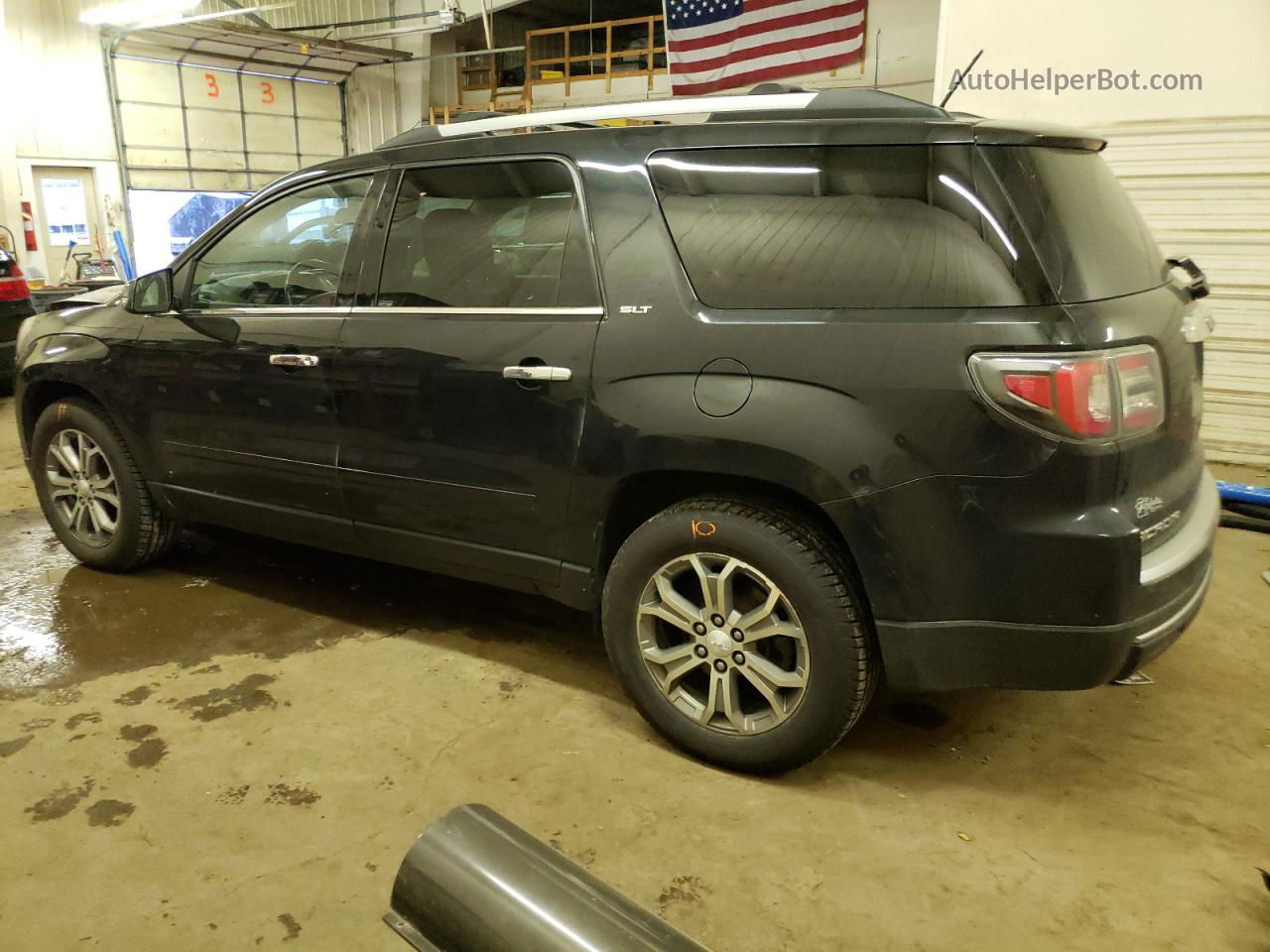 2014 Gmc Acadia Slt-1 Black vin: 1GKKVRKD3EJ129466