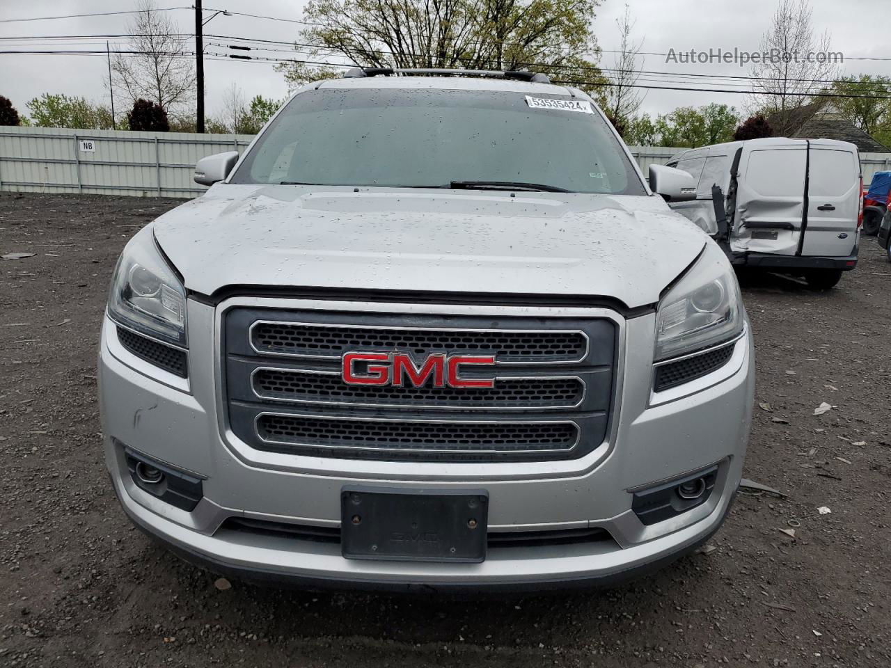 2014 Gmc Acadia Slt-1 Silver vin: 1GKKVRKD3EJ165593