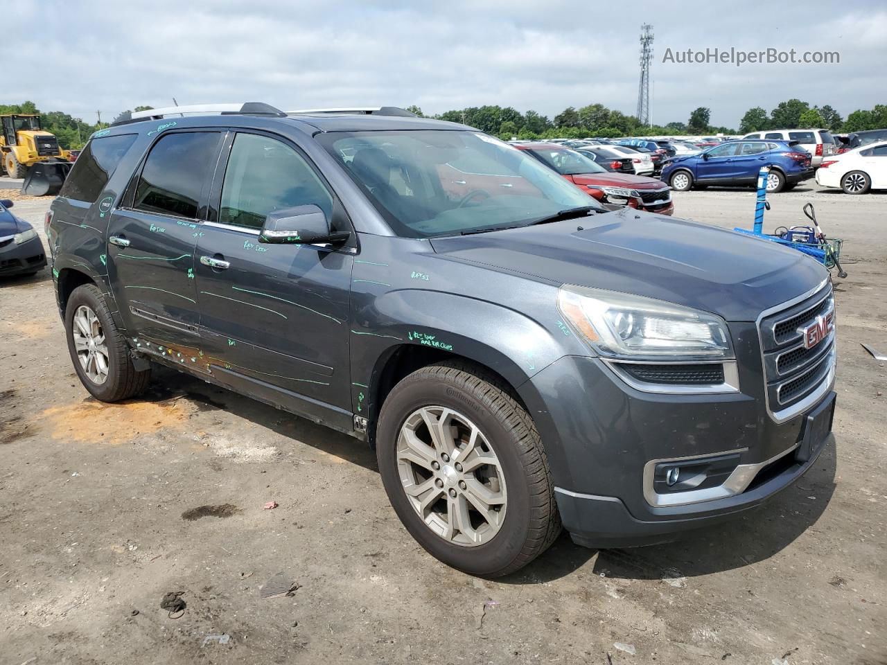 2014 Gmc Acadia Slt-1 Charcoal vin: 1GKKVRKD3EJ297950