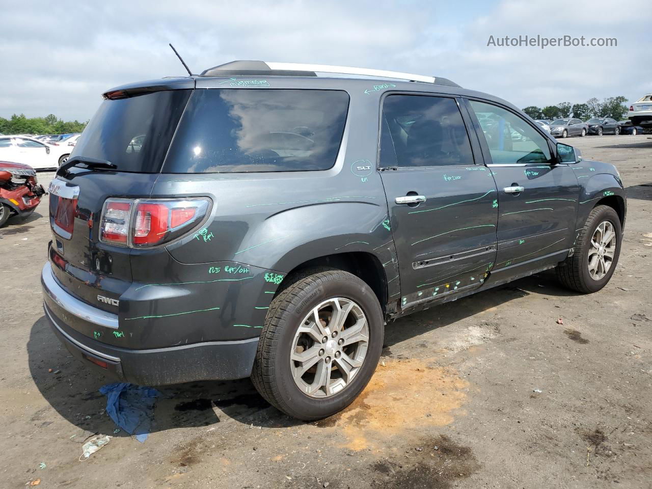 2014 Gmc Acadia Slt-1 Угольный vin: 1GKKVRKD3EJ297950