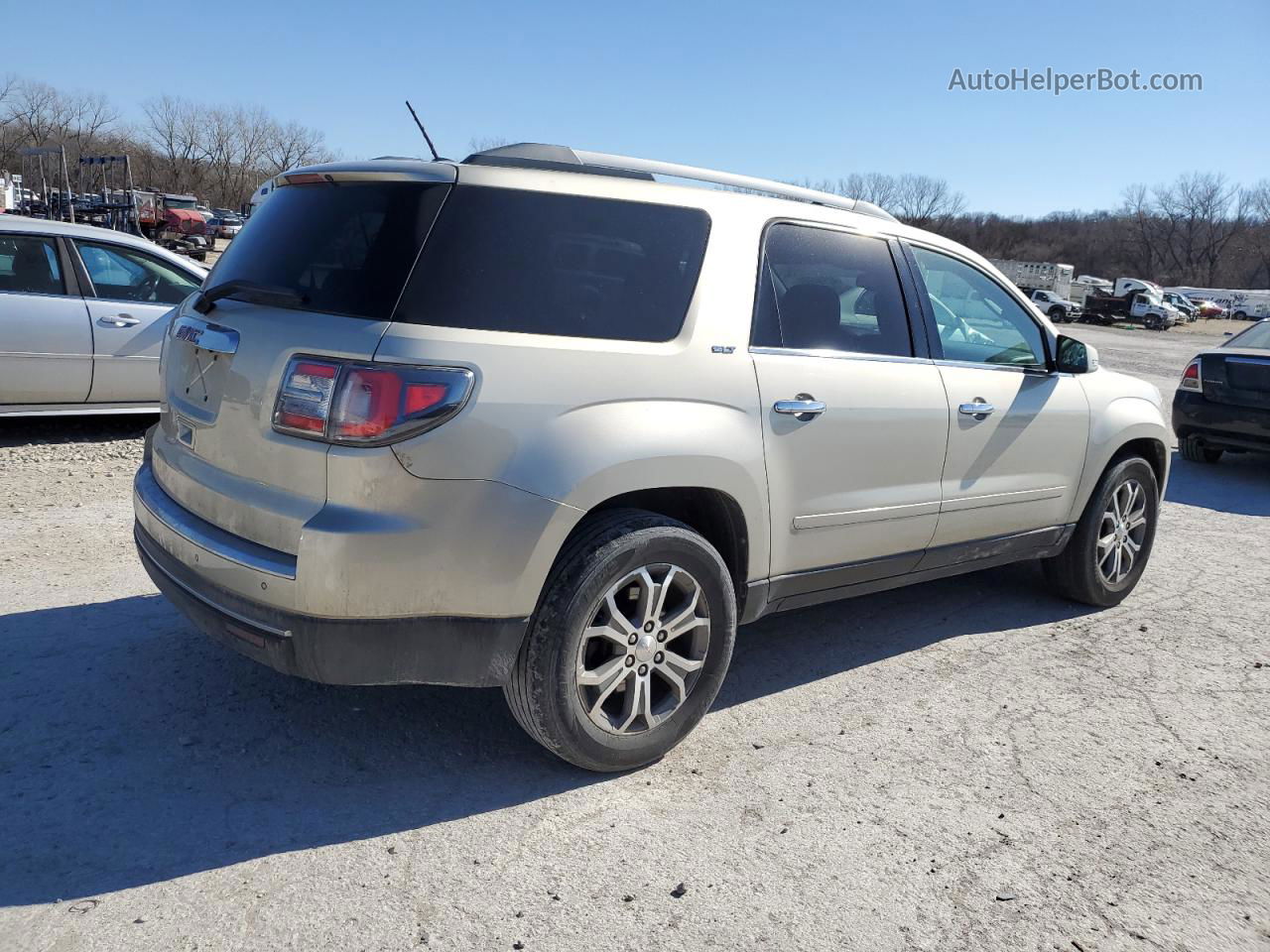 2013 Gmc Acadia Slt-1 Gold vin: 1GKKVRKD4DJ236797