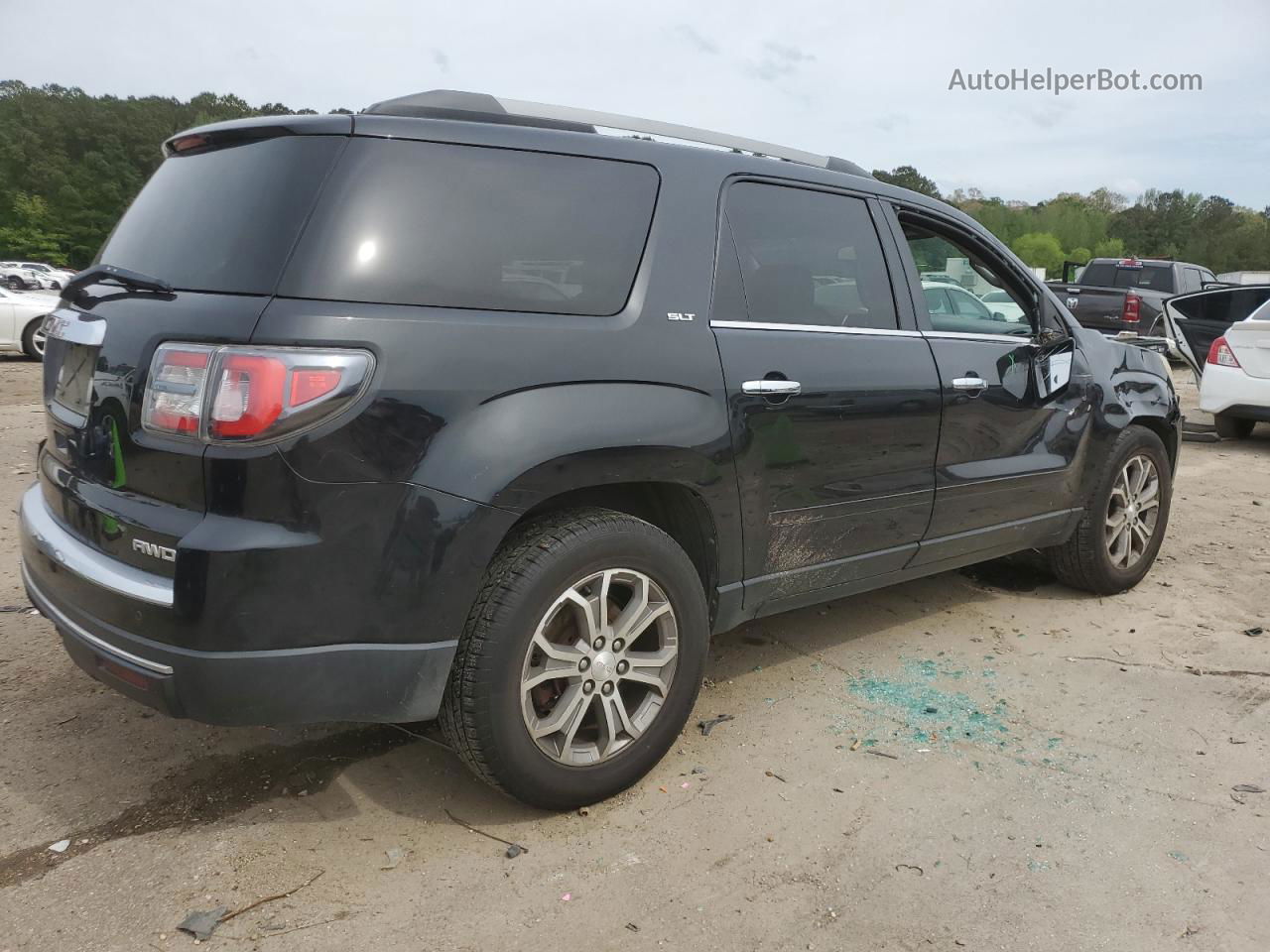 2014 Gmc Acadia Slt-1 Black vin: 1GKKVRKD4EJ153730