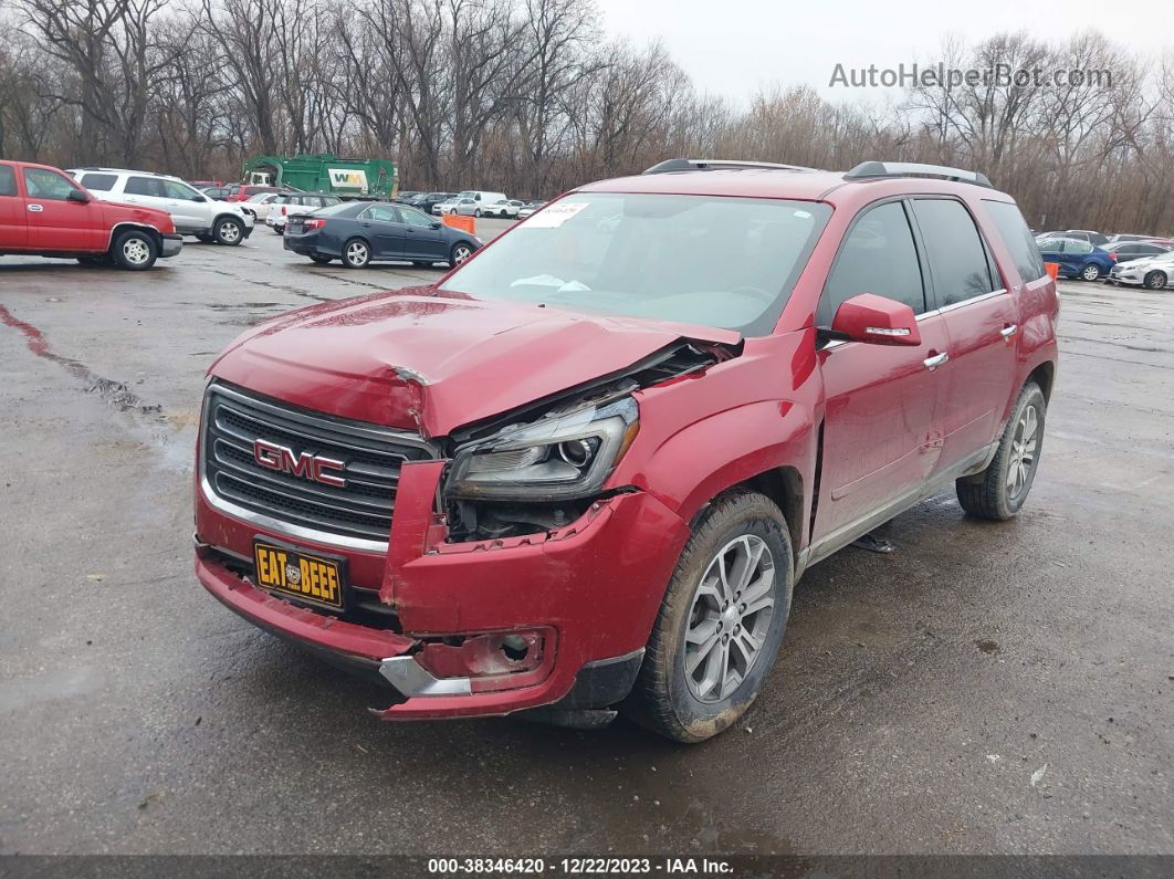 2014 Gmc Acadia Slt-1 Красный vin: 1GKKVRKD4EJ270630