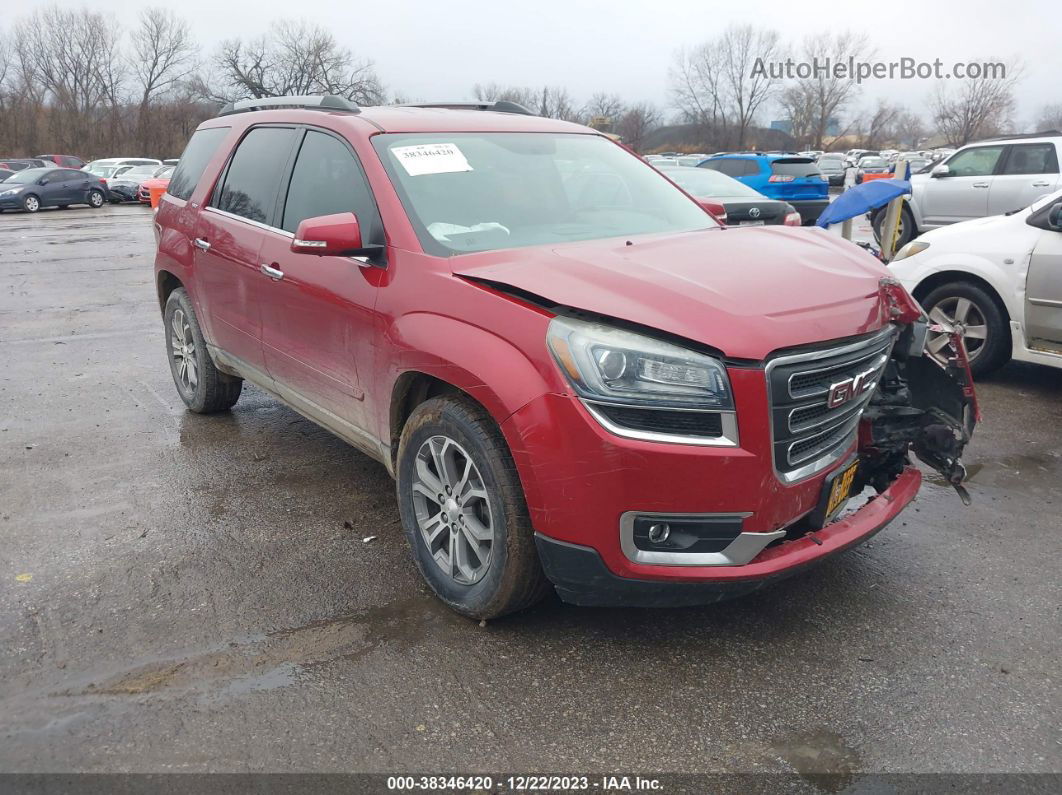 2014 Gmc Acadia Slt-1 Красный vin: 1GKKVRKD4EJ270630