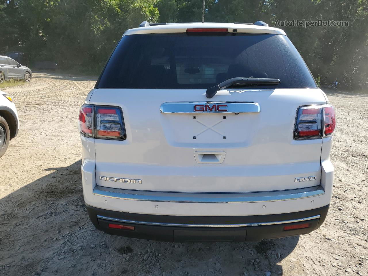 2014 Gmc Acadia Slt-1 White vin: 1GKKVRKD4EJ354379