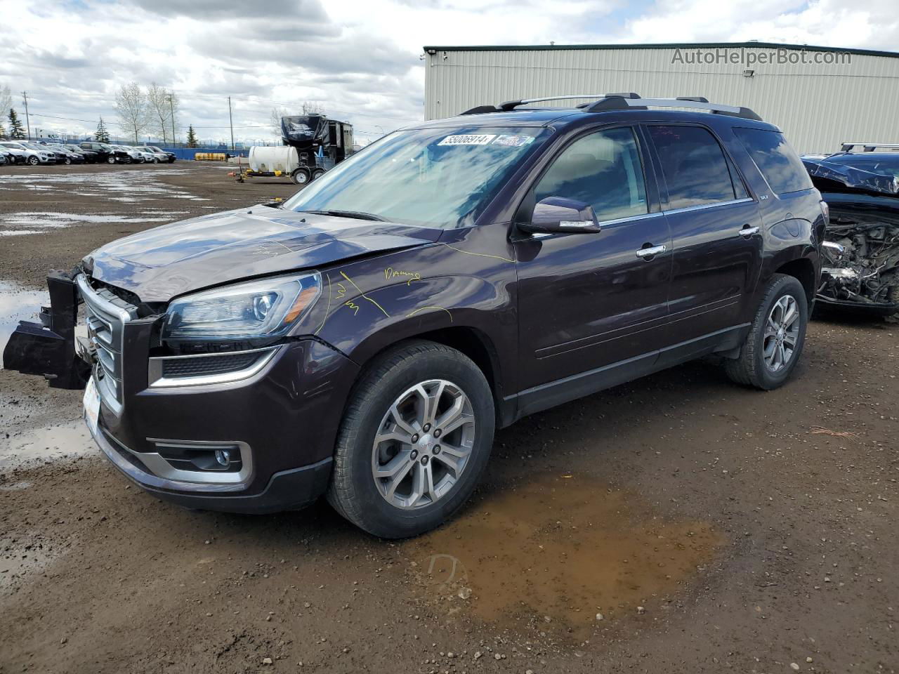 2015 Gmc Acadia Slt-1 Brown vin: 1GKKVRKD4FJ142468