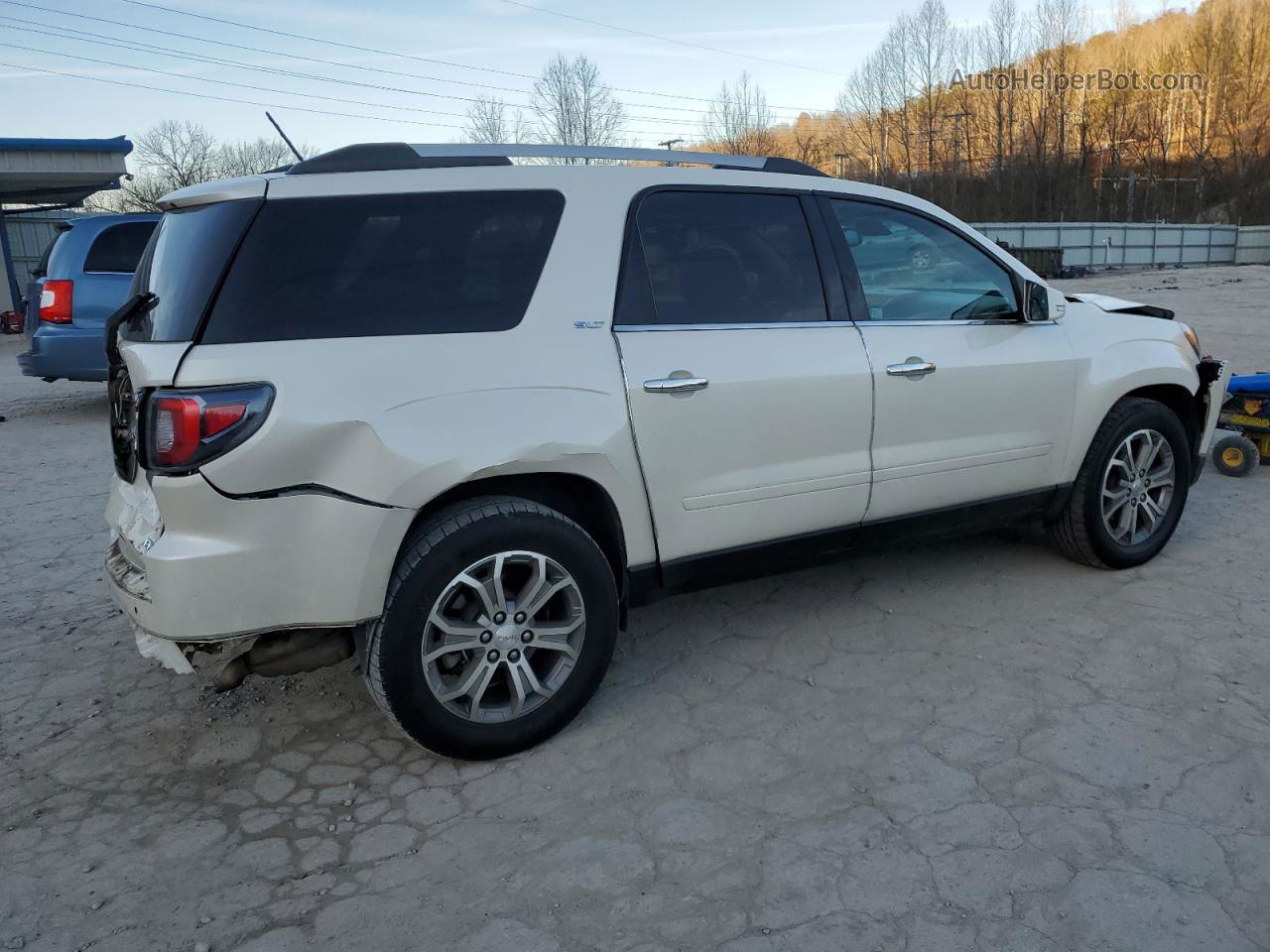 2015 Gmc Acadia Slt-1 Белый vin: 1GKKVRKD4FJ163823