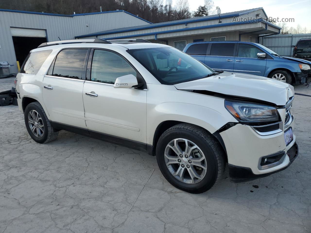 2015 Gmc Acadia Slt-1 White vin: 1GKKVRKD4FJ163823