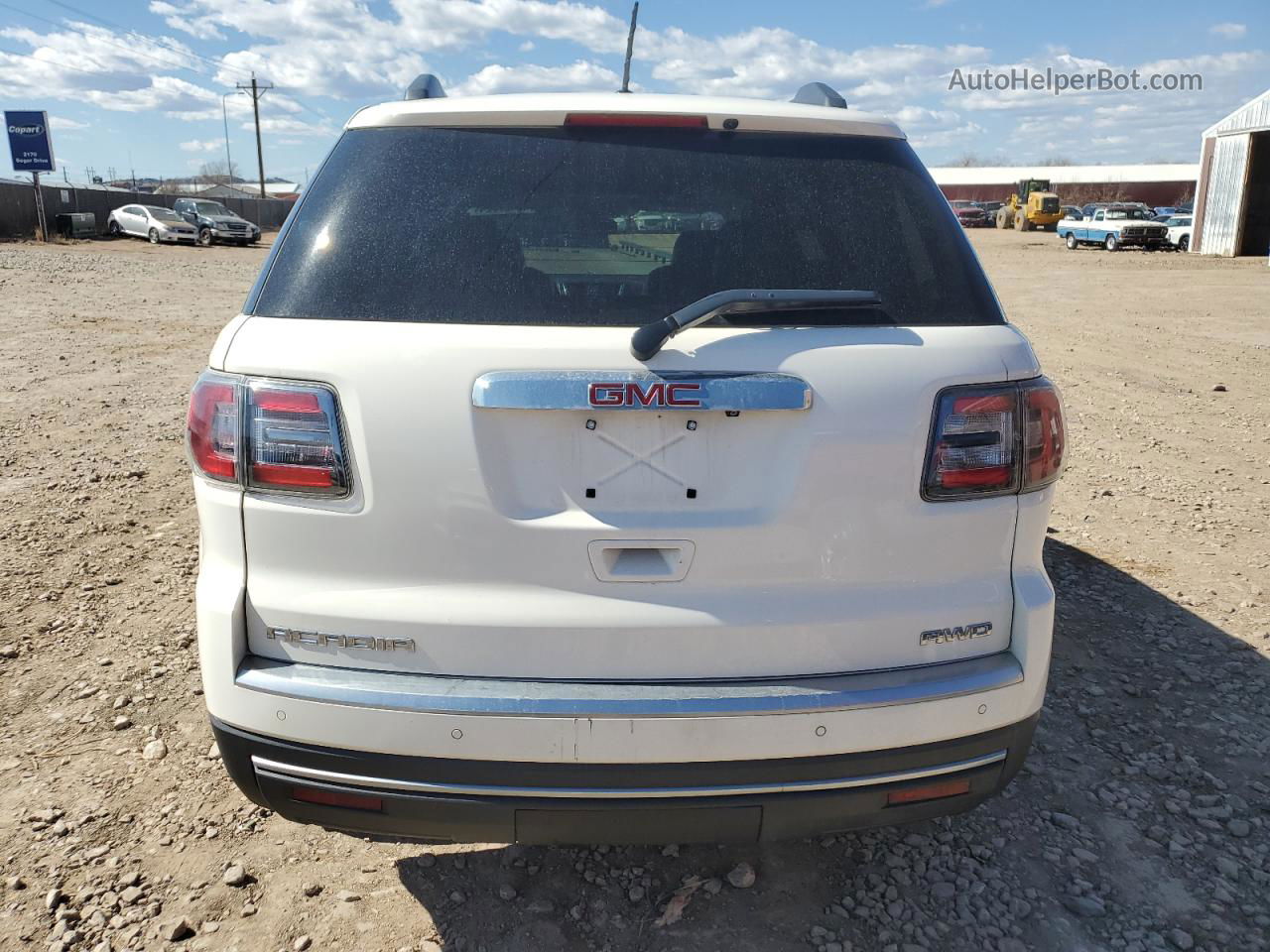 2013 Gmc Acadia Slt-1 White vin: 1GKKVRKD5DJ268268