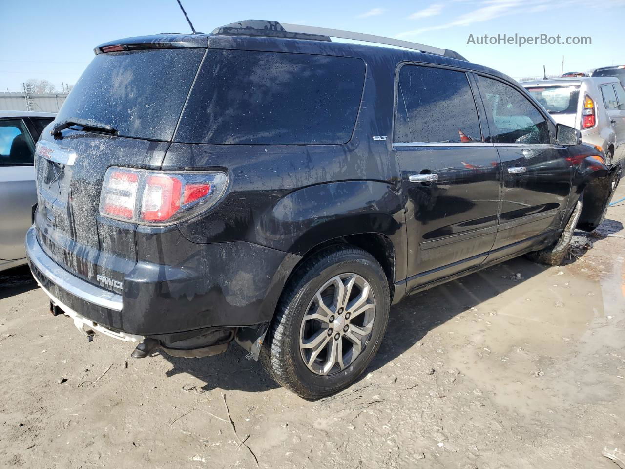 2014 Gmc Acadia Slt-1 Black vin: 1GKKVRKD5EJ234087