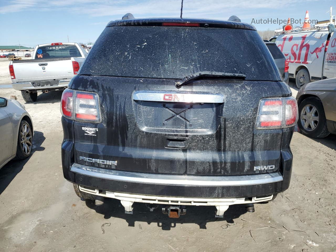 2014 Gmc Acadia Slt-1 Black vin: 1GKKVRKD5EJ234087