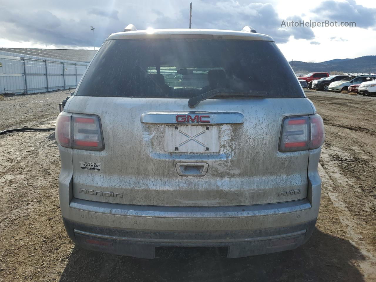 2014 Gmc Acadia Slt-1 Silver vin: 1GKKVRKD5EJ357422