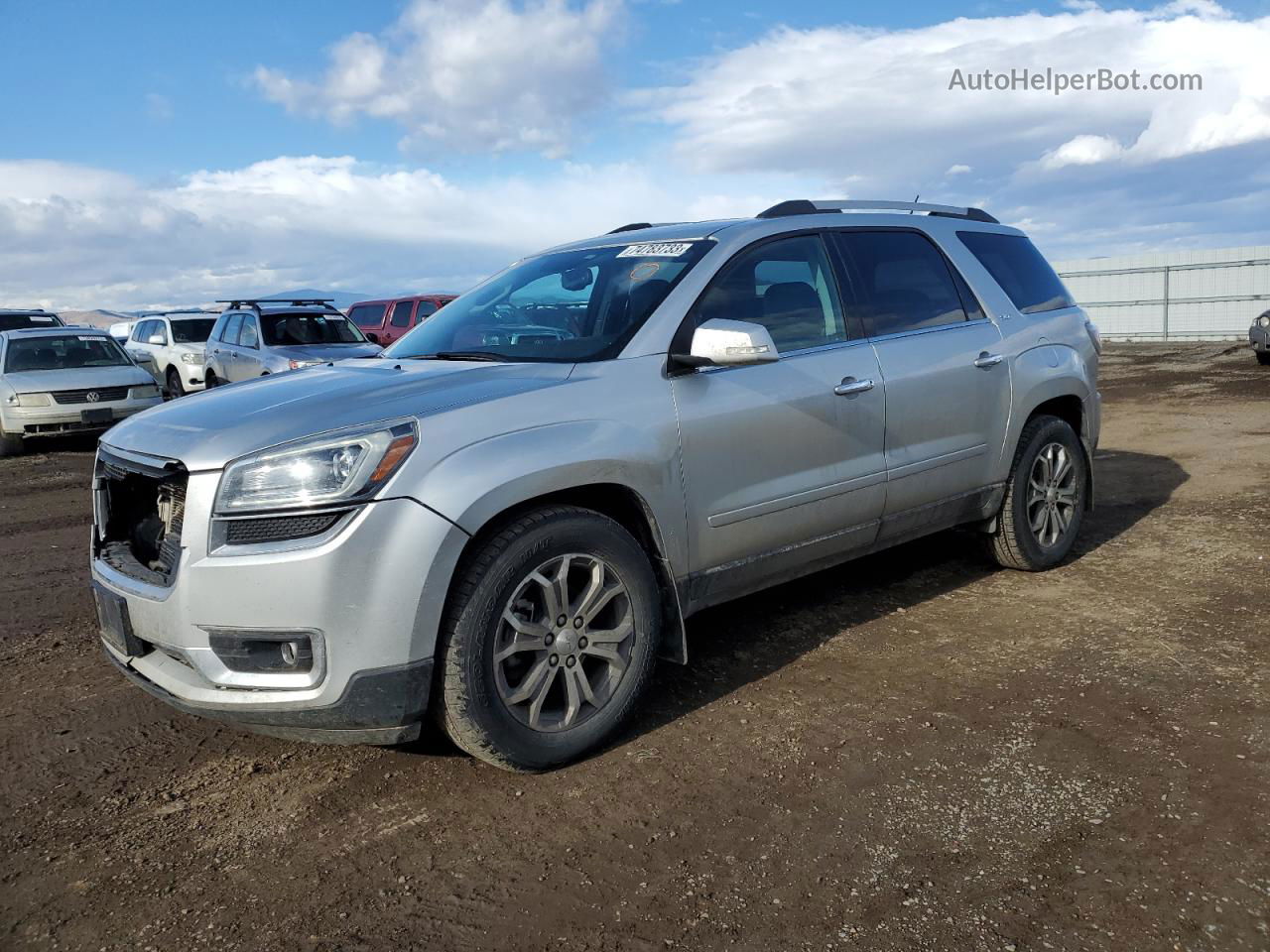 2014 Gmc Acadia Slt-1 Silver vin: 1GKKVRKD5EJ357422