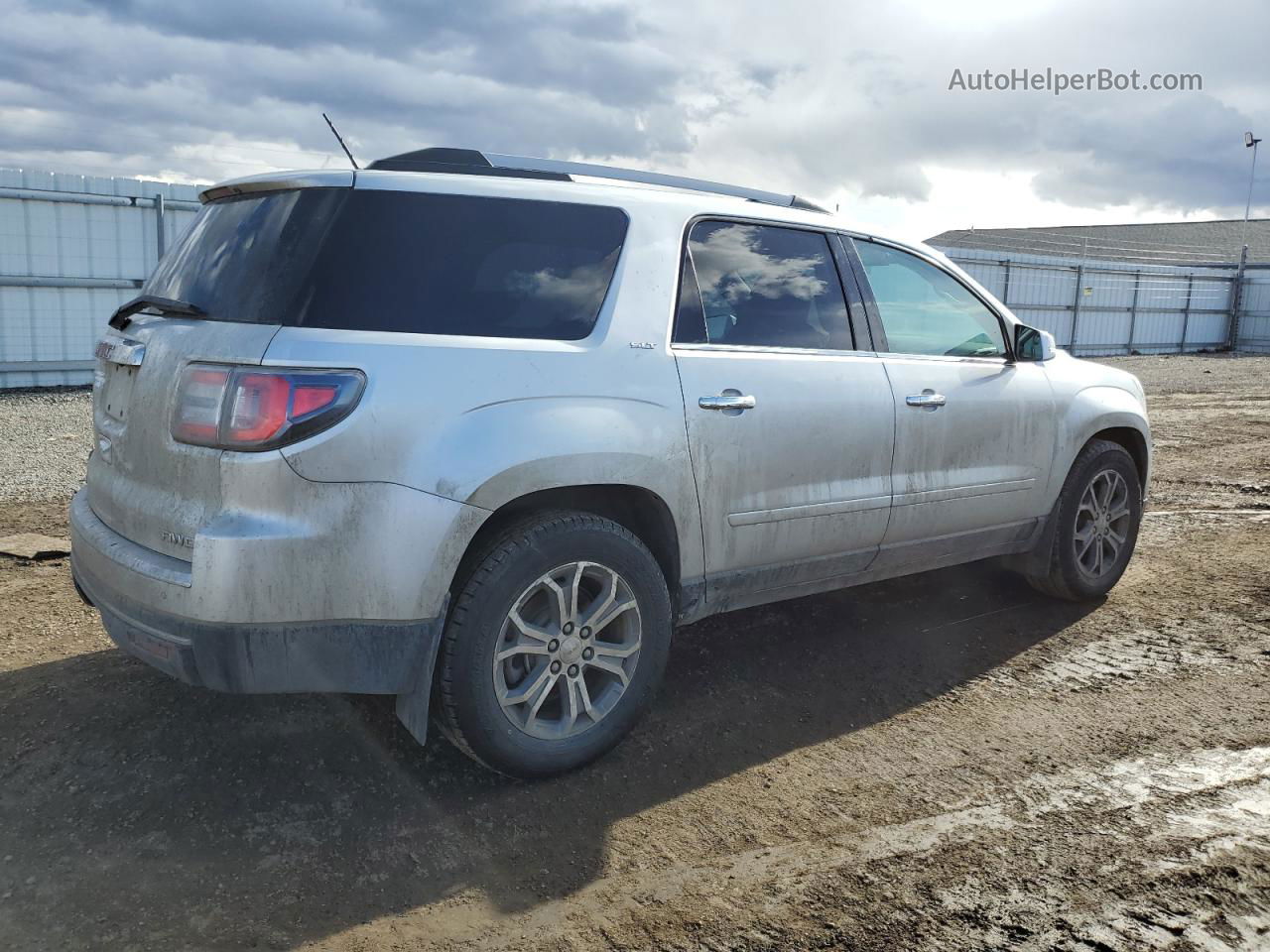 2014 Gmc Acadia Slt-1 Silver vin: 1GKKVRKD5EJ357422