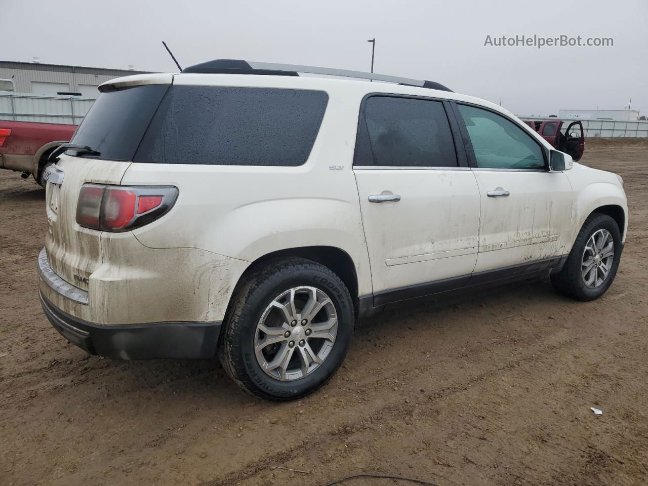 2014 Gmc Acadia Slt-1 Белый vin: 1GKKVRKD5EJ368422