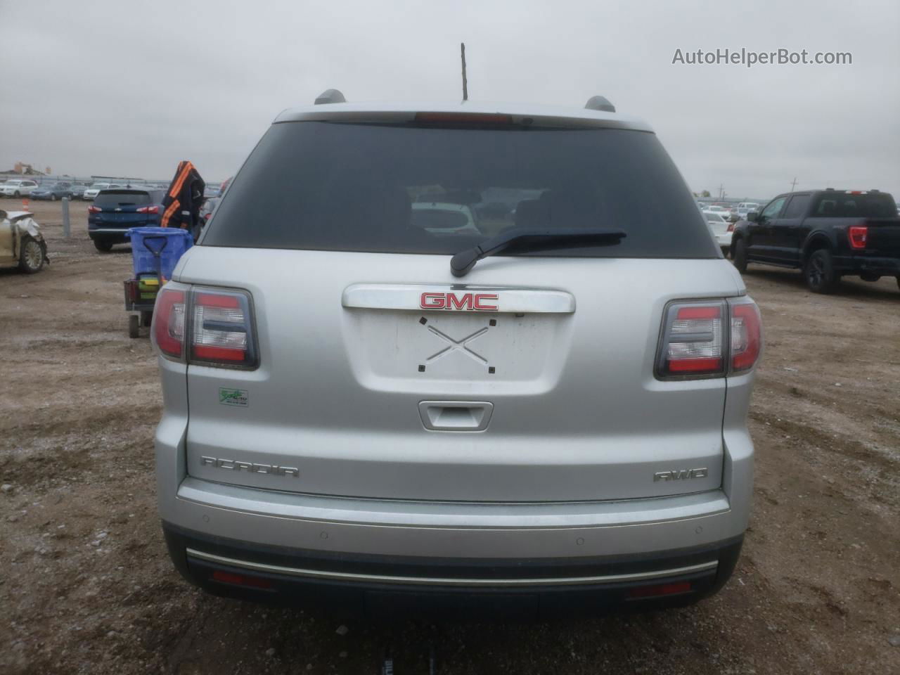 2013 Gmc Acadia Slt-1 Silver vin: 1GKKVRKD6DJ194486