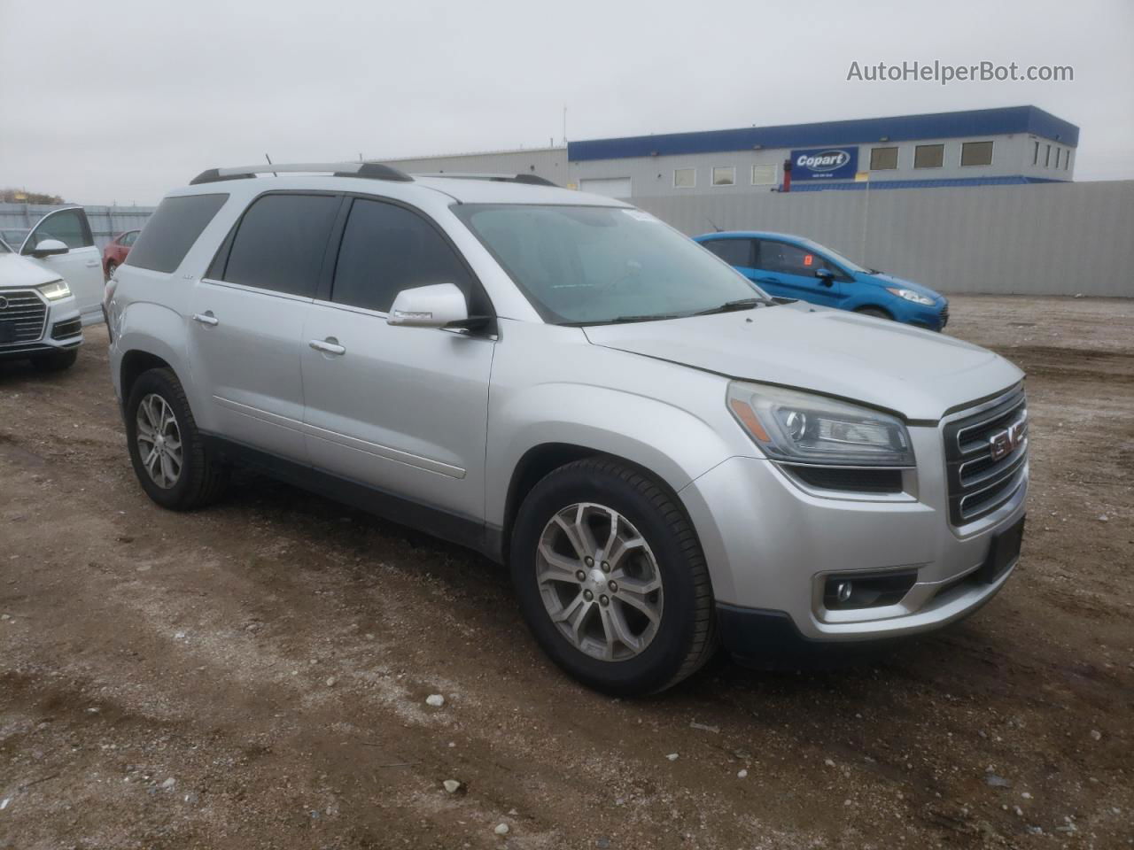 2013 Gmc Acadia Slt-1 Silver vin: 1GKKVRKD6DJ194486