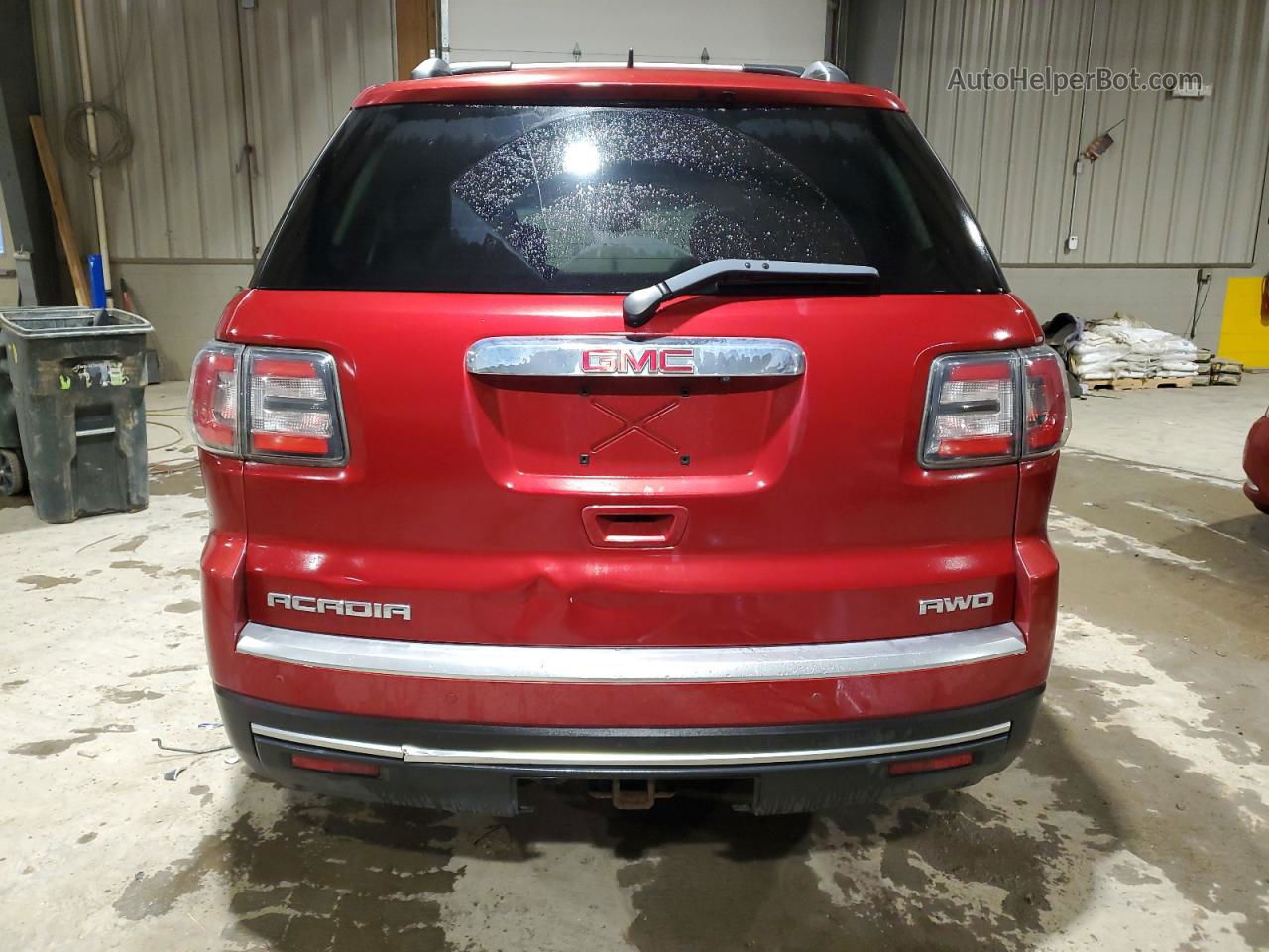 2013 Gmc Acadia Slt-1 Red vin: 1GKKVRKD6DJ223369