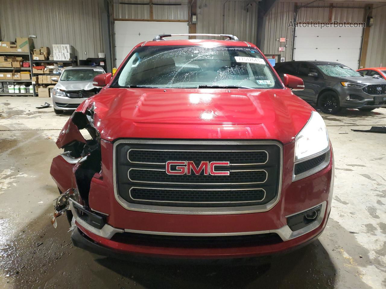 2013 Gmc Acadia Slt-1 Red vin: 1GKKVRKD6DJ223369