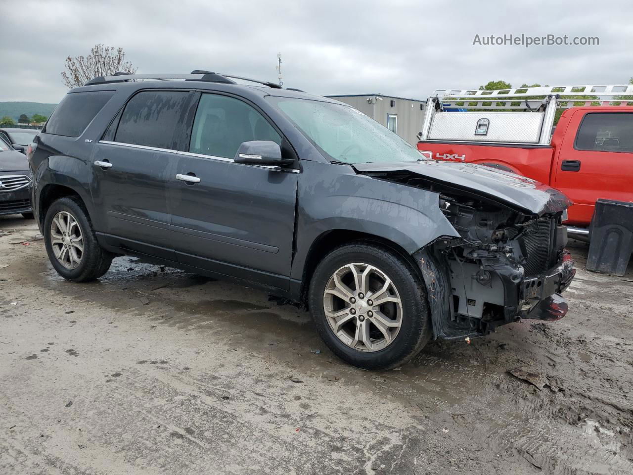 2013 Gmc Acadia Slt-1 Blue vin: 1GKKVRKD6DJ252127