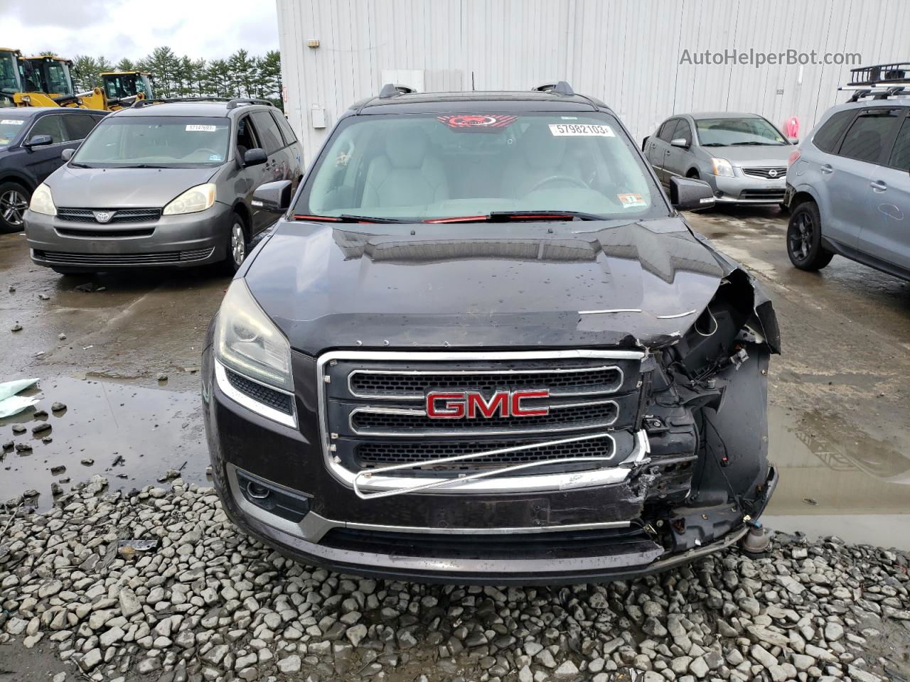 2014 Gmc Acadia Slt-1 Charcoal vin: 1GKKVRKD6EJ227410