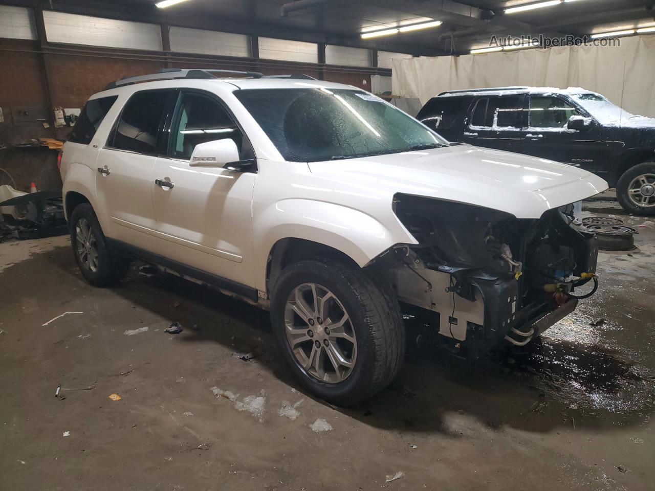 2014 Gmc Acadia Slt-1 White vin: 1GKKVRKD6EJ245020